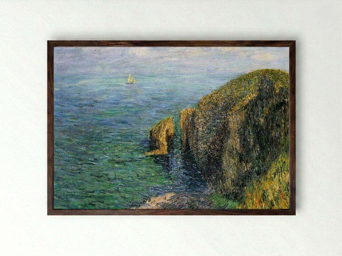La Banche - Gustave Loiseau - Framed Print Dark Wood