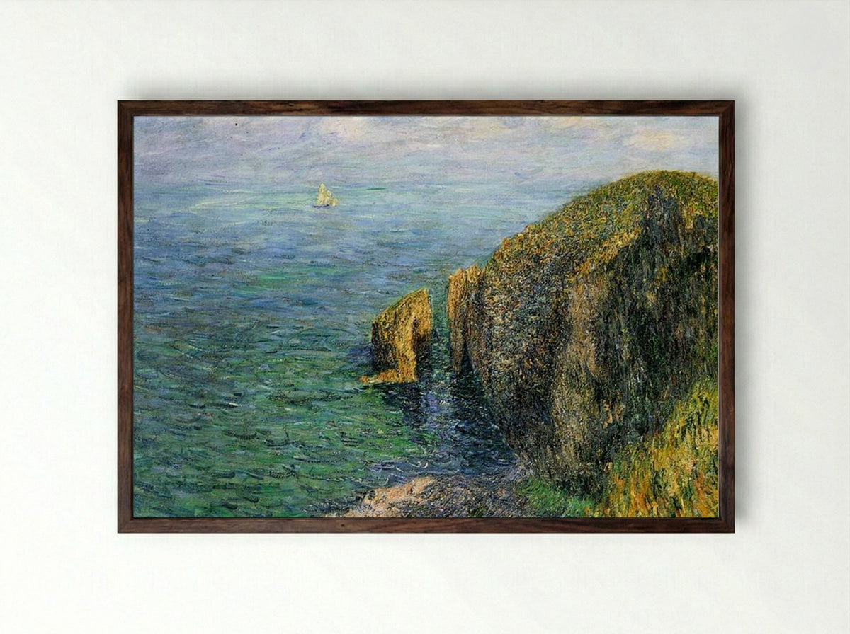 La Banche - Gustave Loiseau - Framed Print Dark Wood