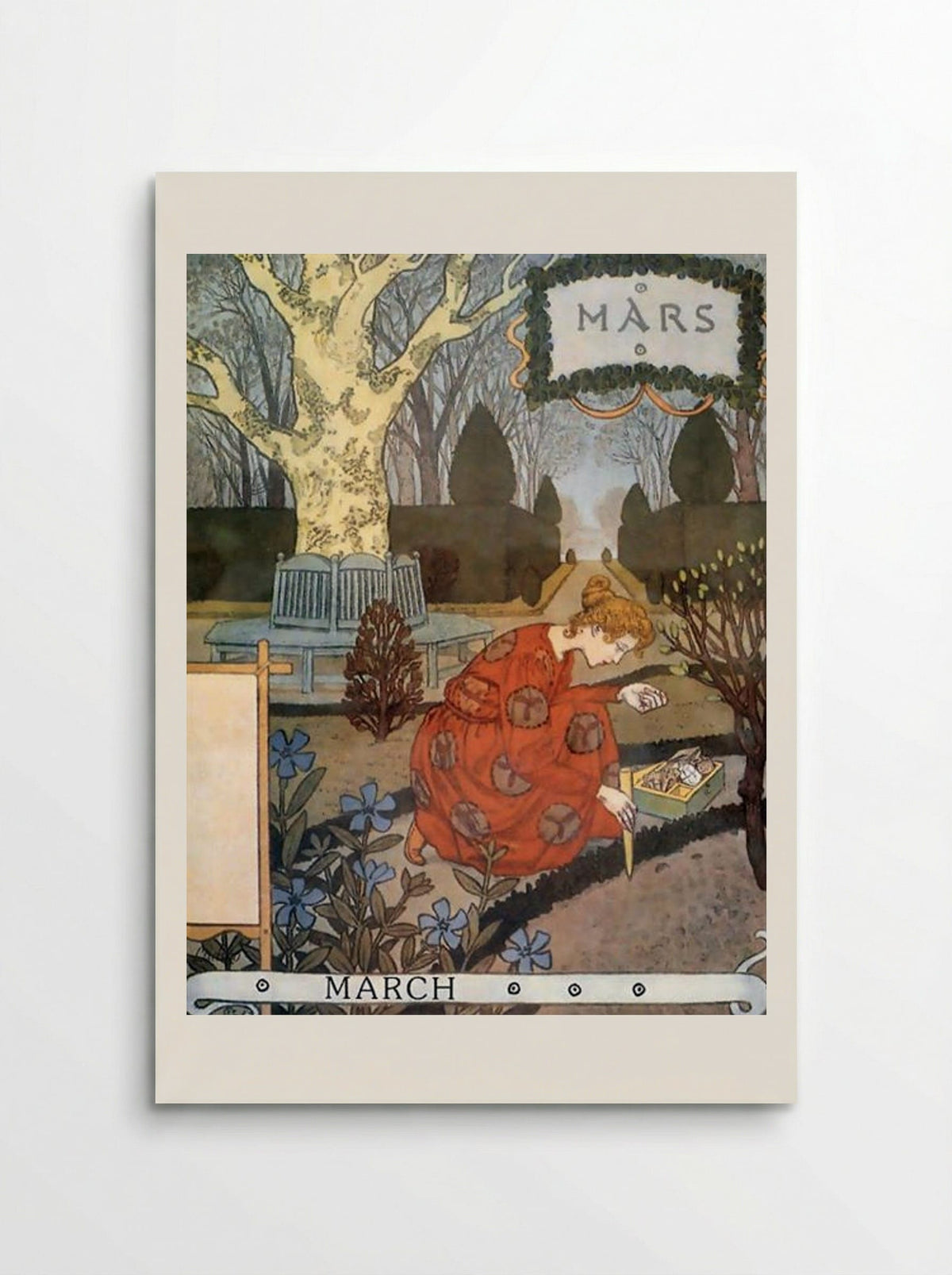 La Belle Jardinière - March - Eugène Grasset - Poster