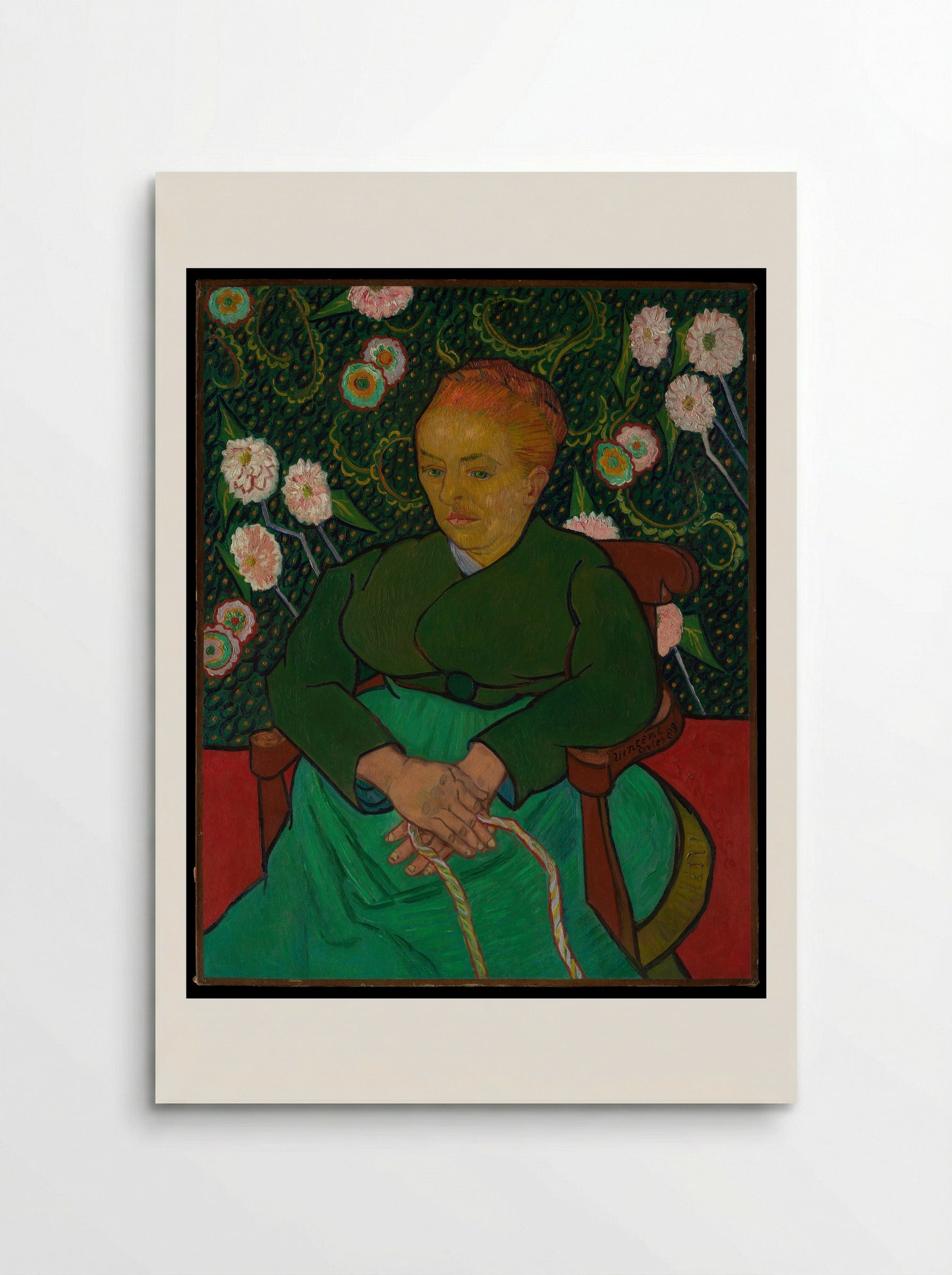 La Berceuse (Augustine-Alix Pellicot Roulin) - Vincent van Gogh - Poster