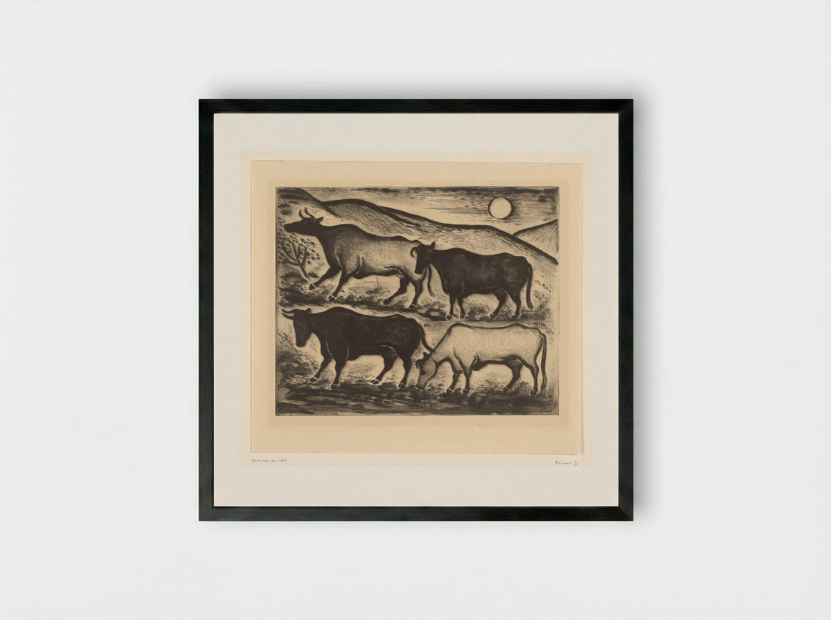 La Camargue - Jo Bezaan - Framed Print Black