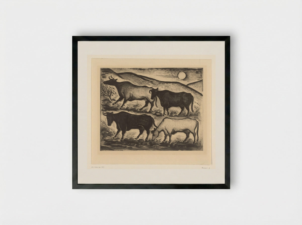 La Camargue - Jo Bezaan - Framed Print Black