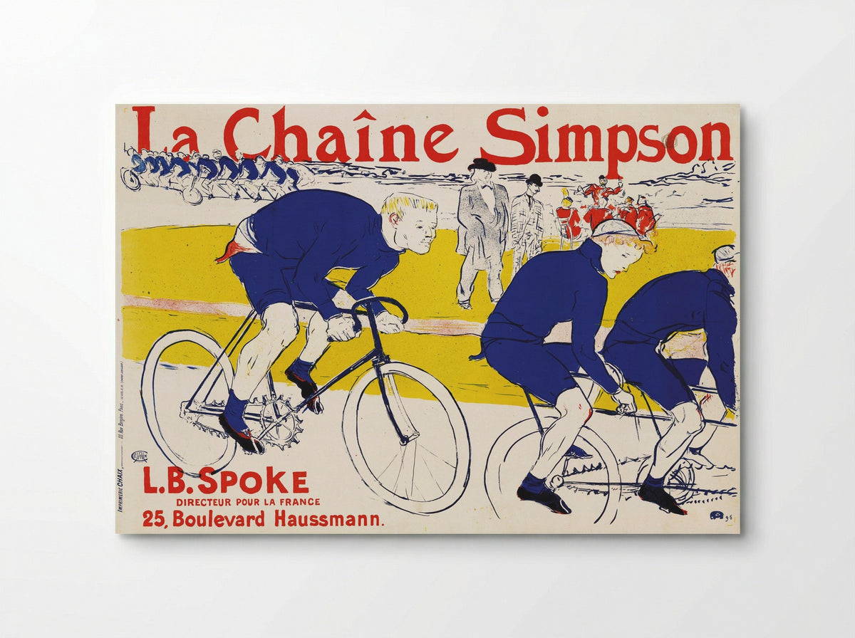 La Chaîne Simpson - Henri de Toulouse-Lautrec - Poster