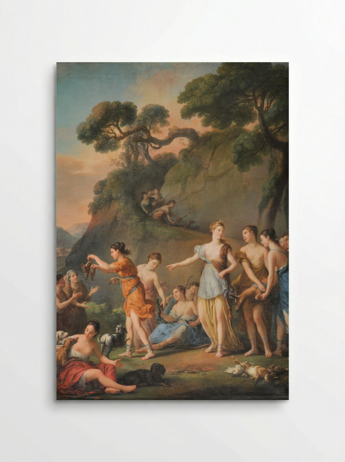 La Chasse - Joseph-Marie Vien - Poster