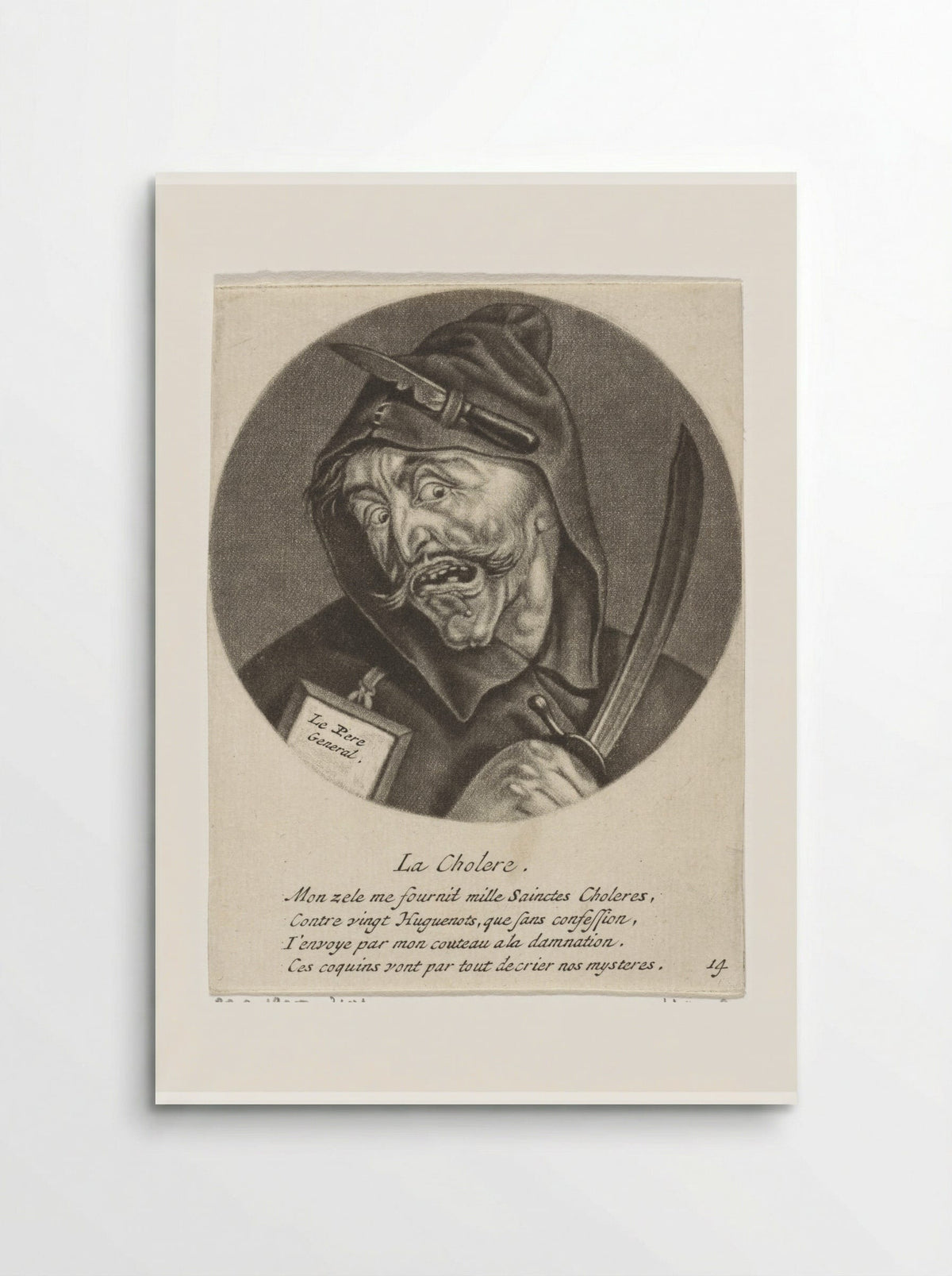 La Cholere - Jacob Gole - Poster