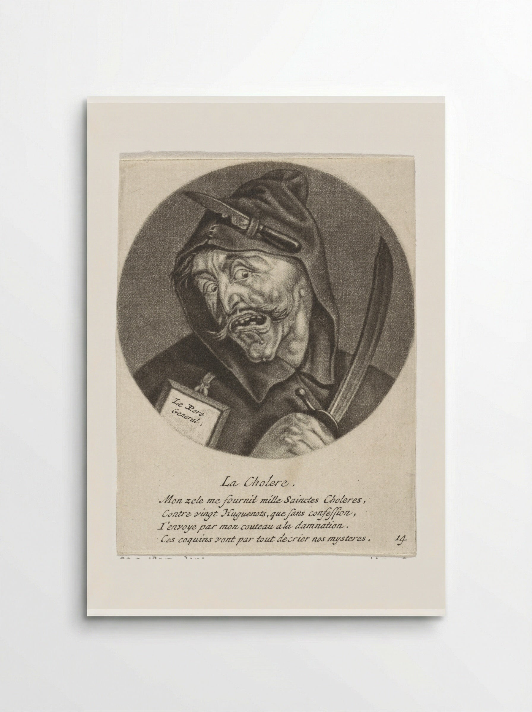 La Cholere - Jacob Gole - Poster