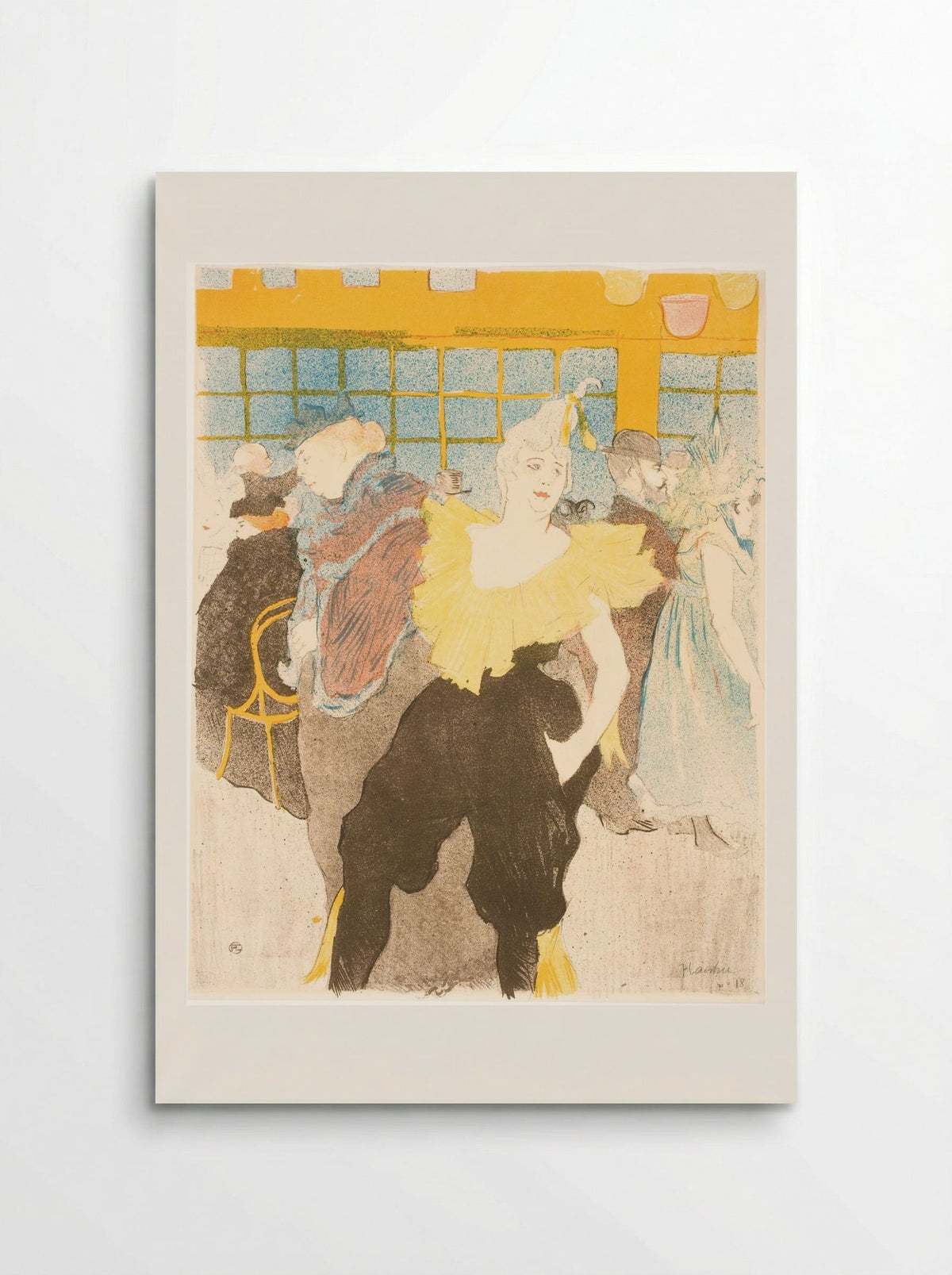 La Clownesse au Moulin Rouge - Henri de Toulouse-Lautrec - Poster