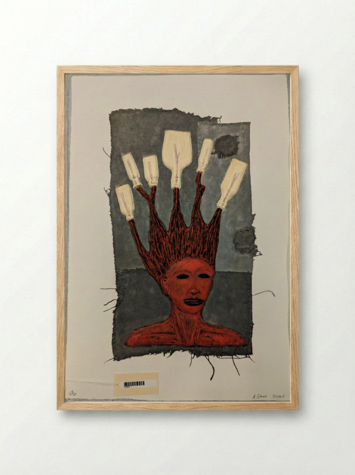 La Curandera - Alison Saar - Framed Print Wood