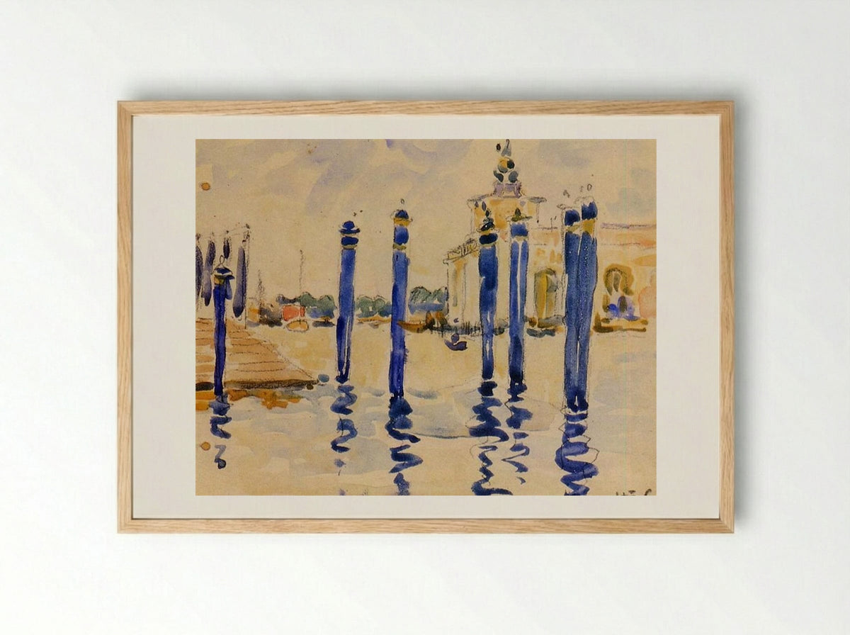 La Donana, Venice - Henri-Edmond Cross - Framed Print Wood