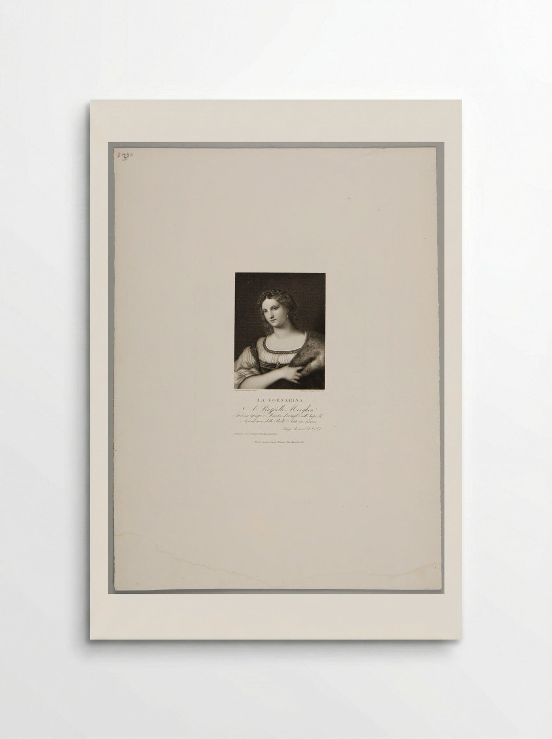 La Fornarina - Gustavo Bonaini - Poster