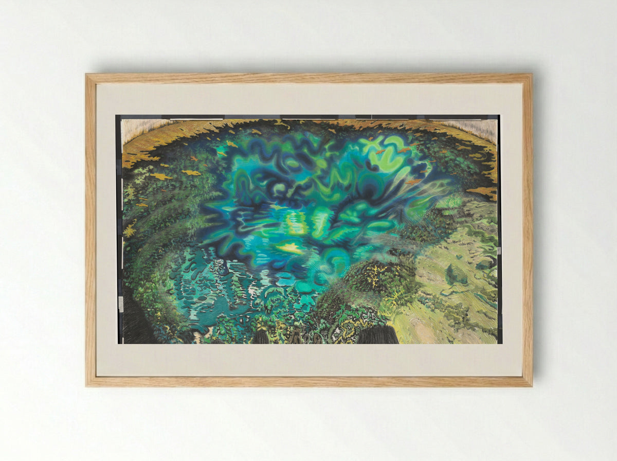 La Fosse Dionne - Jacobien de Rooij - Framed Print Wood