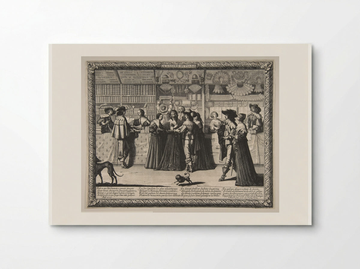 La Galerie du Palais - Abraham Bosse - Poster