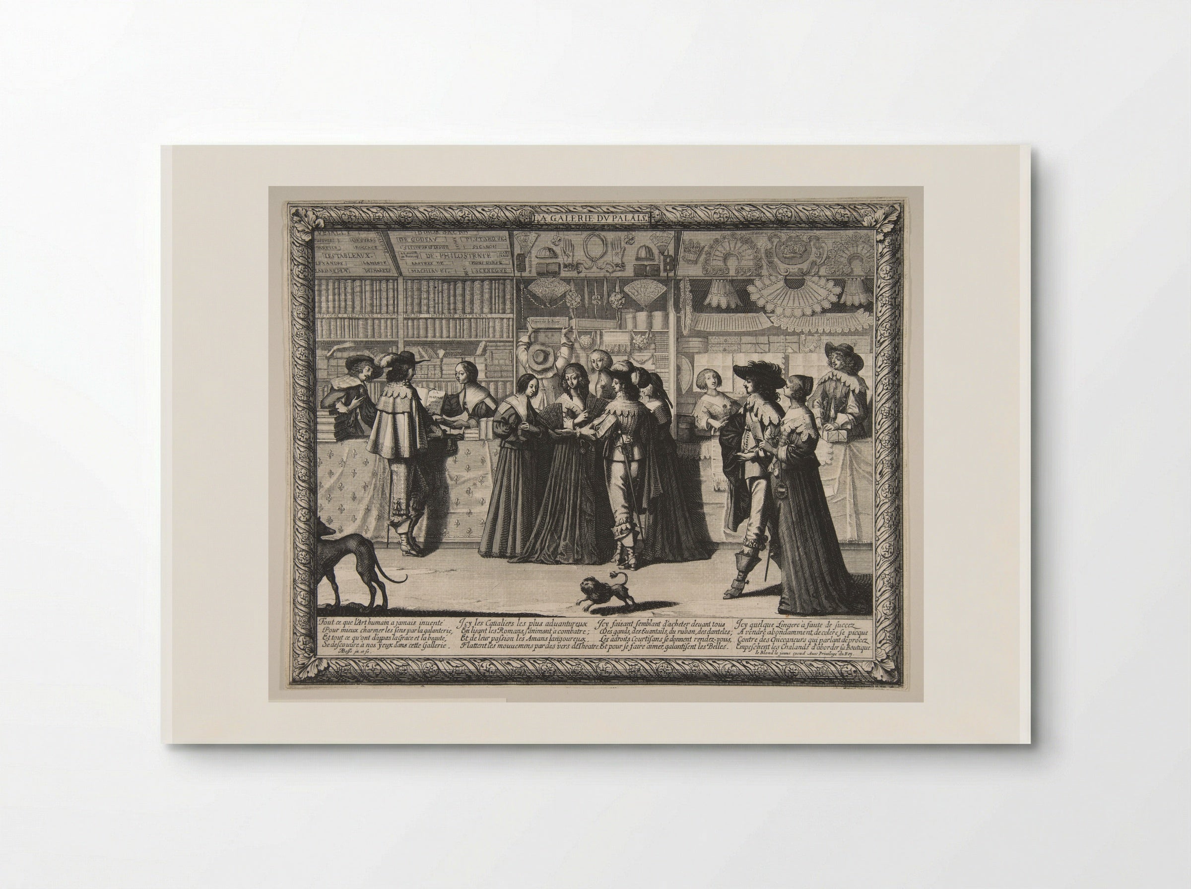 La Galerie du Palais - Abraham Bosse - Poster