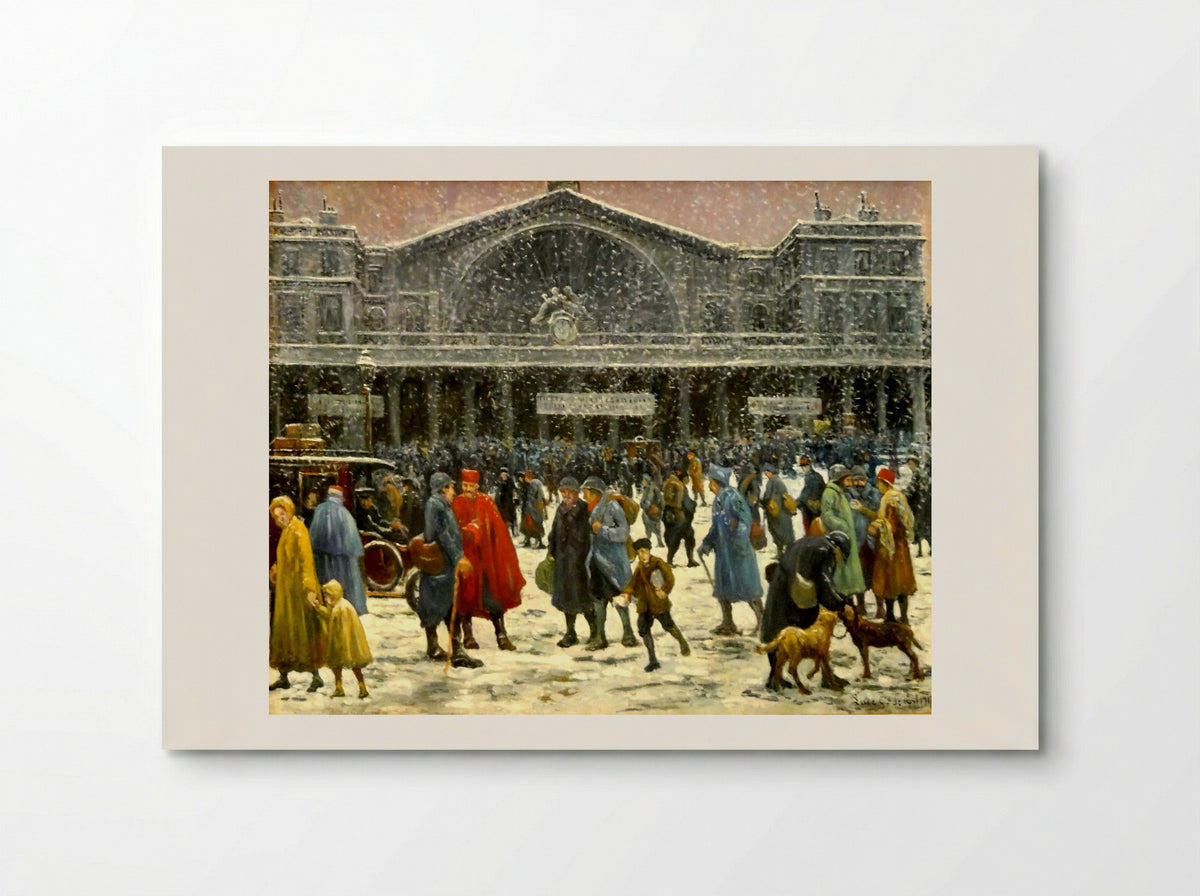 La Gare de l'Est - Maximilien Luce - Poster