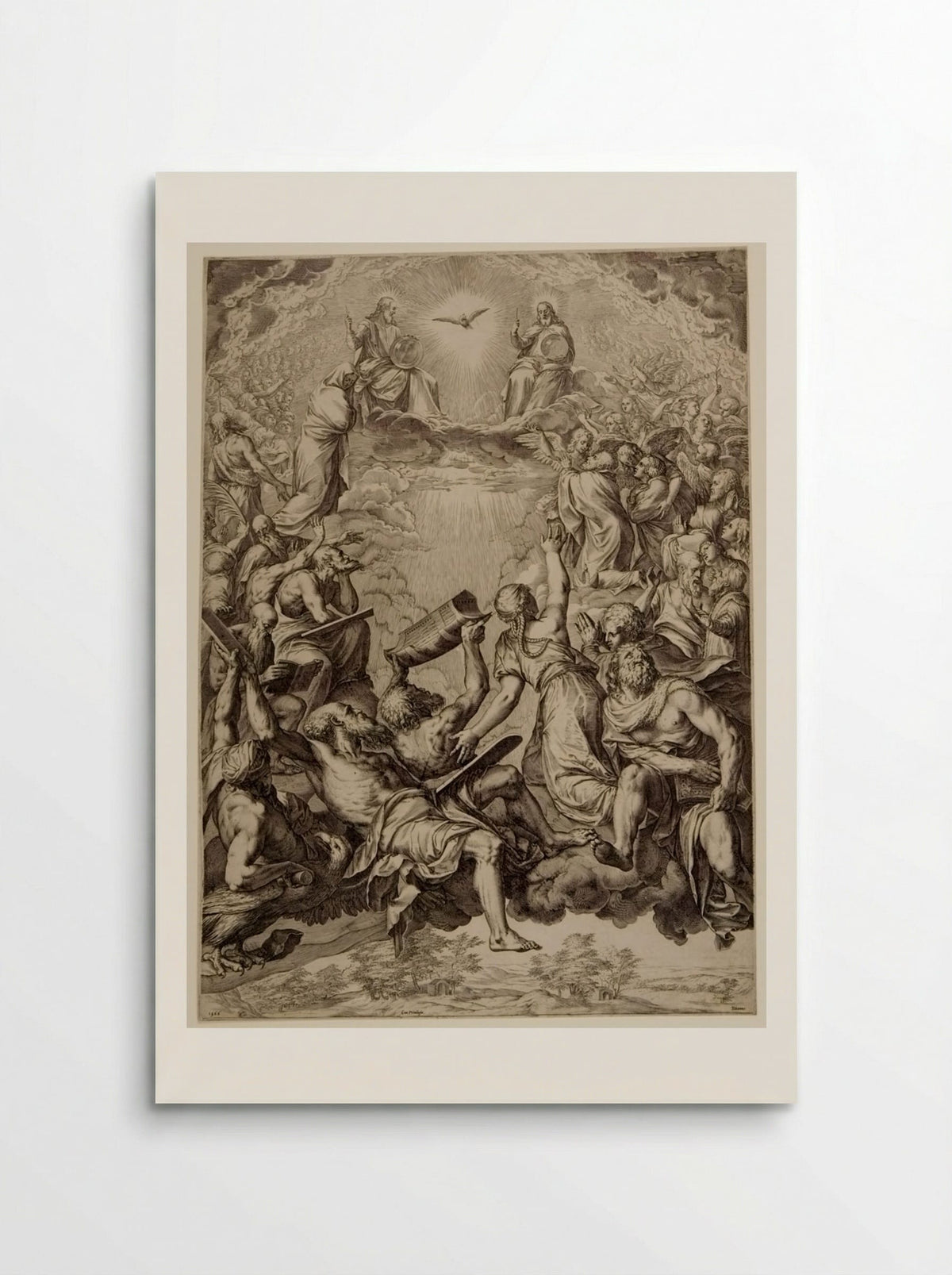 La Gloria - Cornelis Cort - Poster