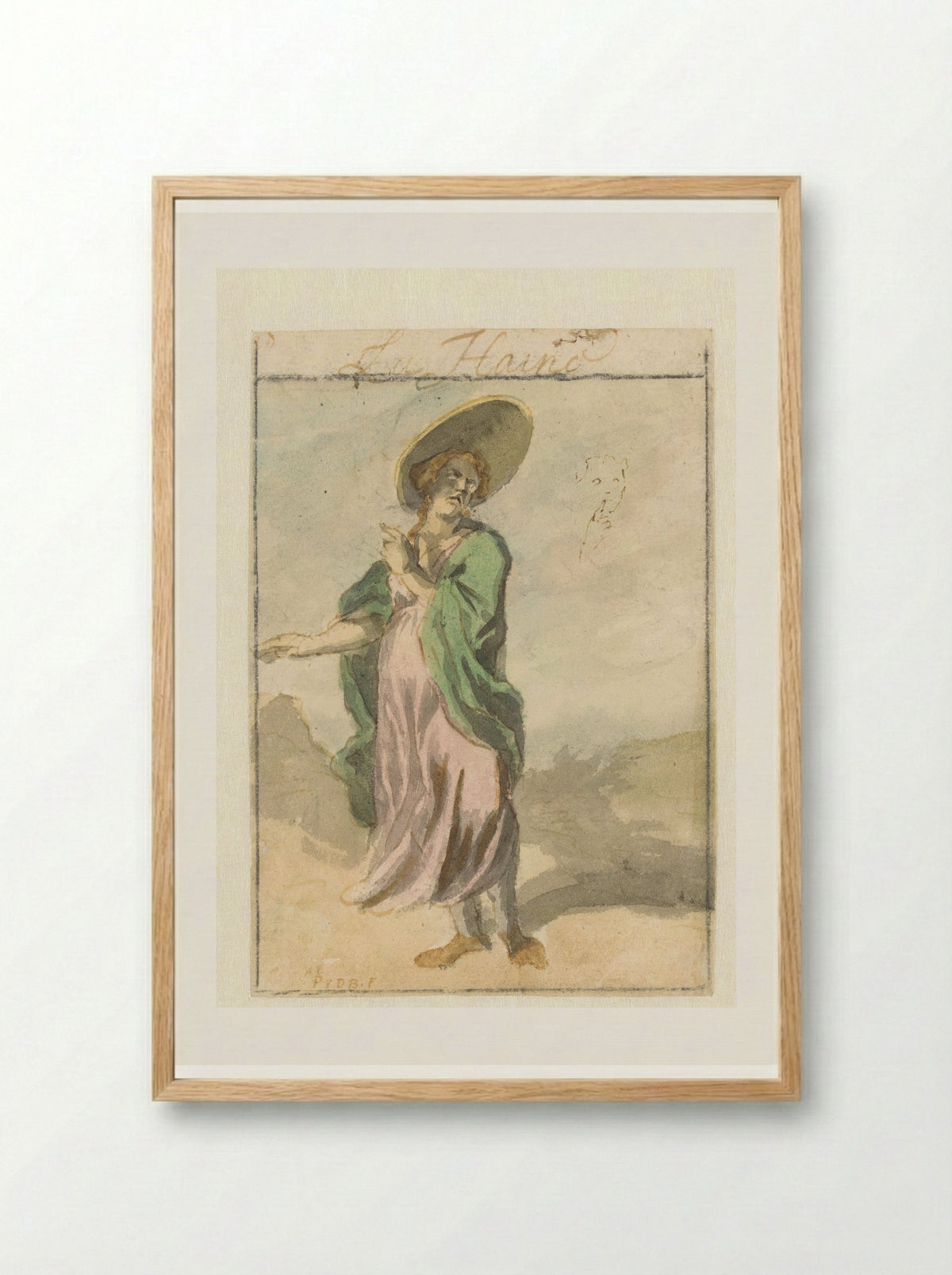 La Haine (Hatred) - Pieter van den Berge - Framed Print Wood