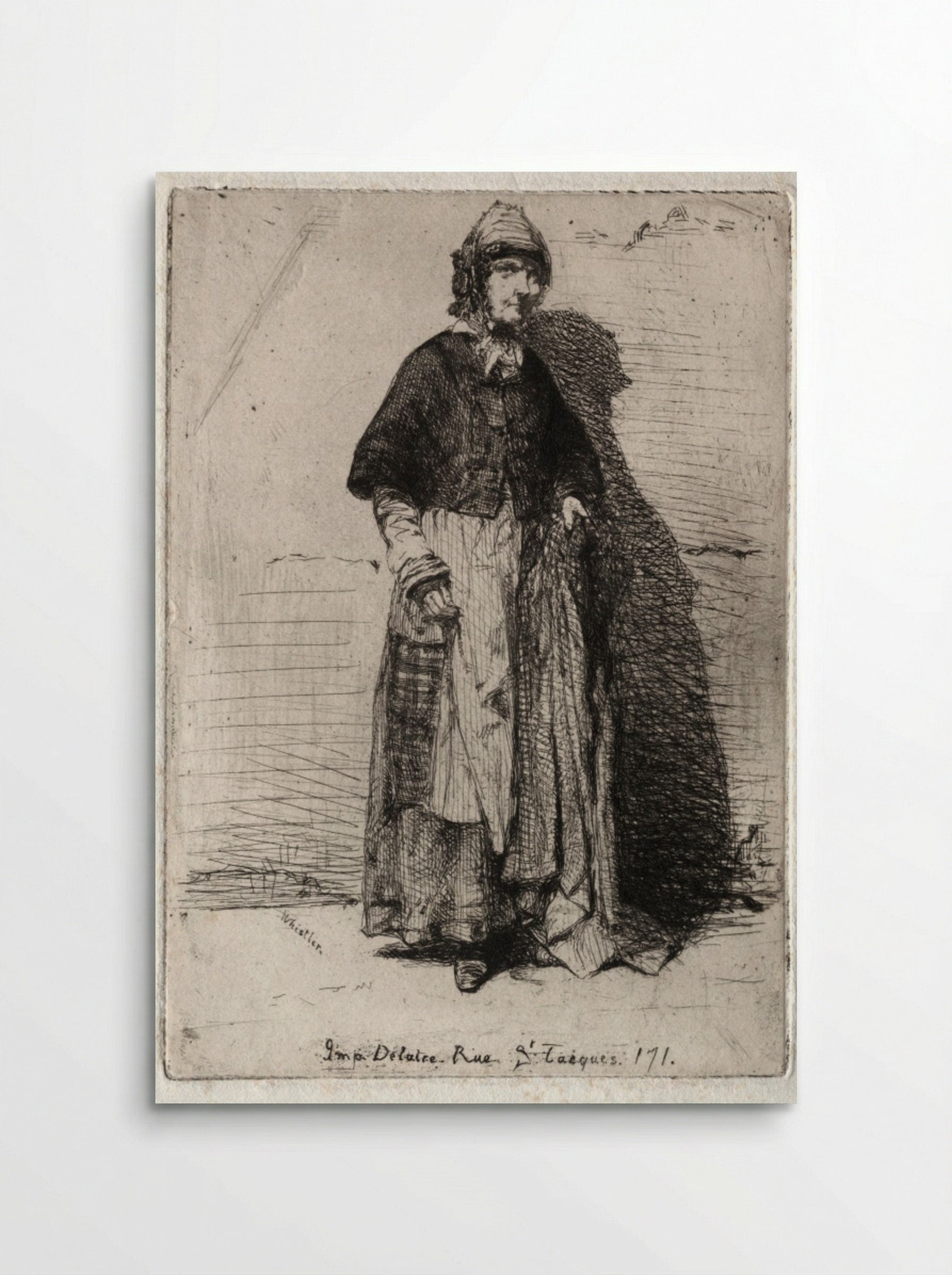 La Mère Gérard - James McNeill Whistler - Poster