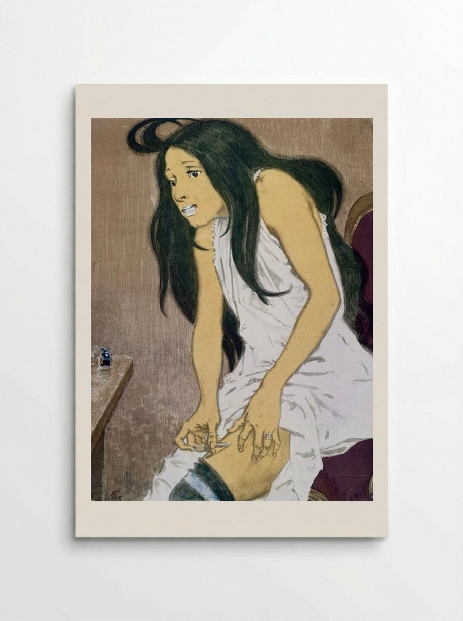 La Morphiniste - Eugène Grasset - Poster