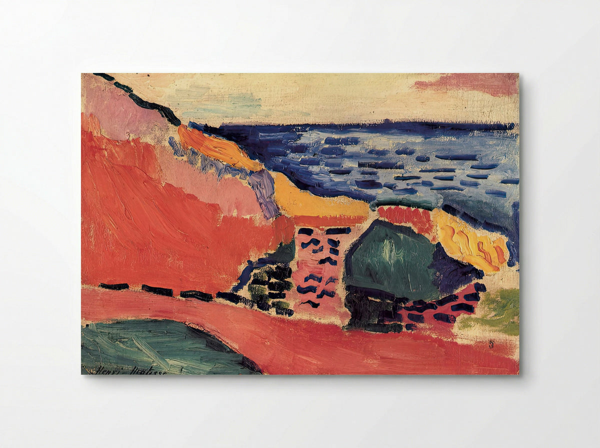 La Moulade, Collioure in the Summer by Henri Matisse – Fauvist Mediterranean Landscape Print - Poster