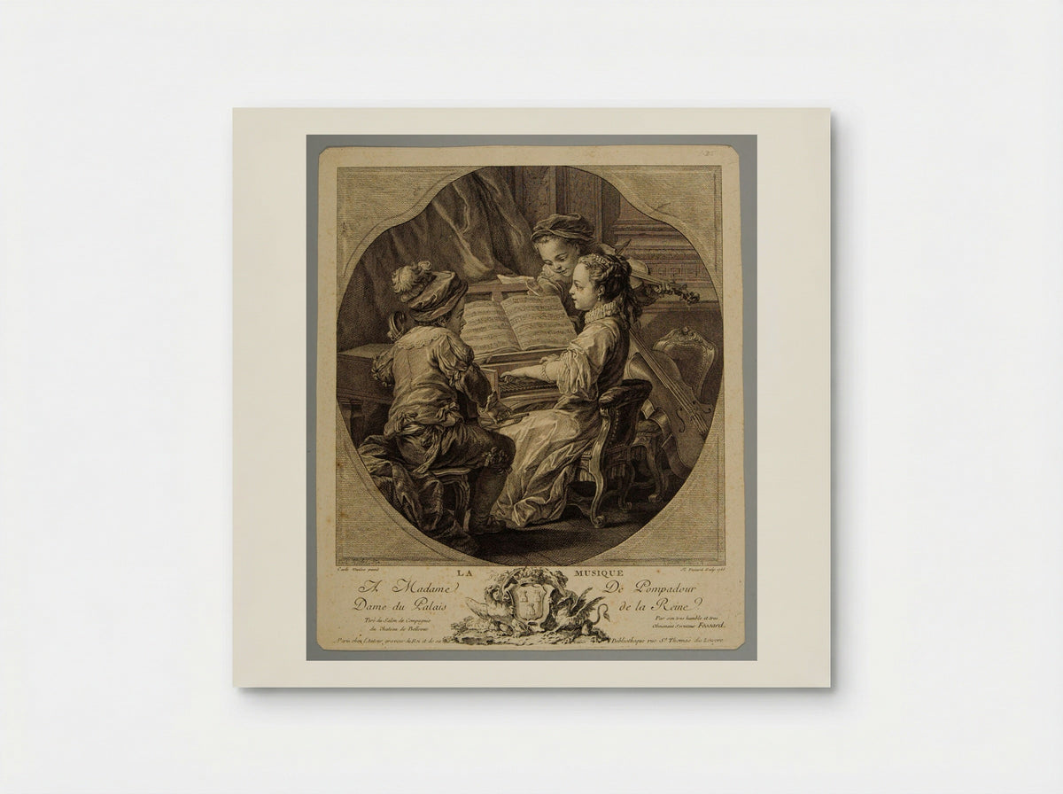 La Musique - Étienne Fessard - Poster
