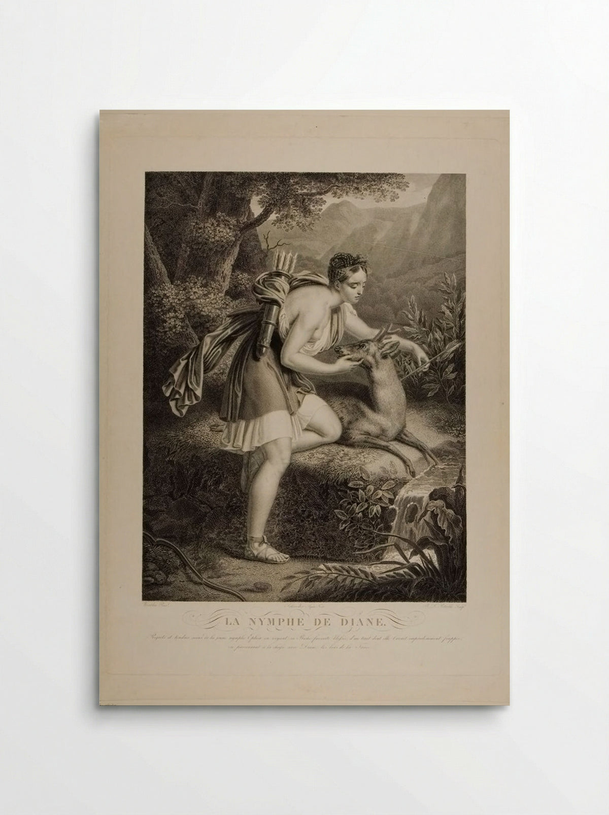 La Nymphe de Diane - Jean-Louis Potrelle - Poster