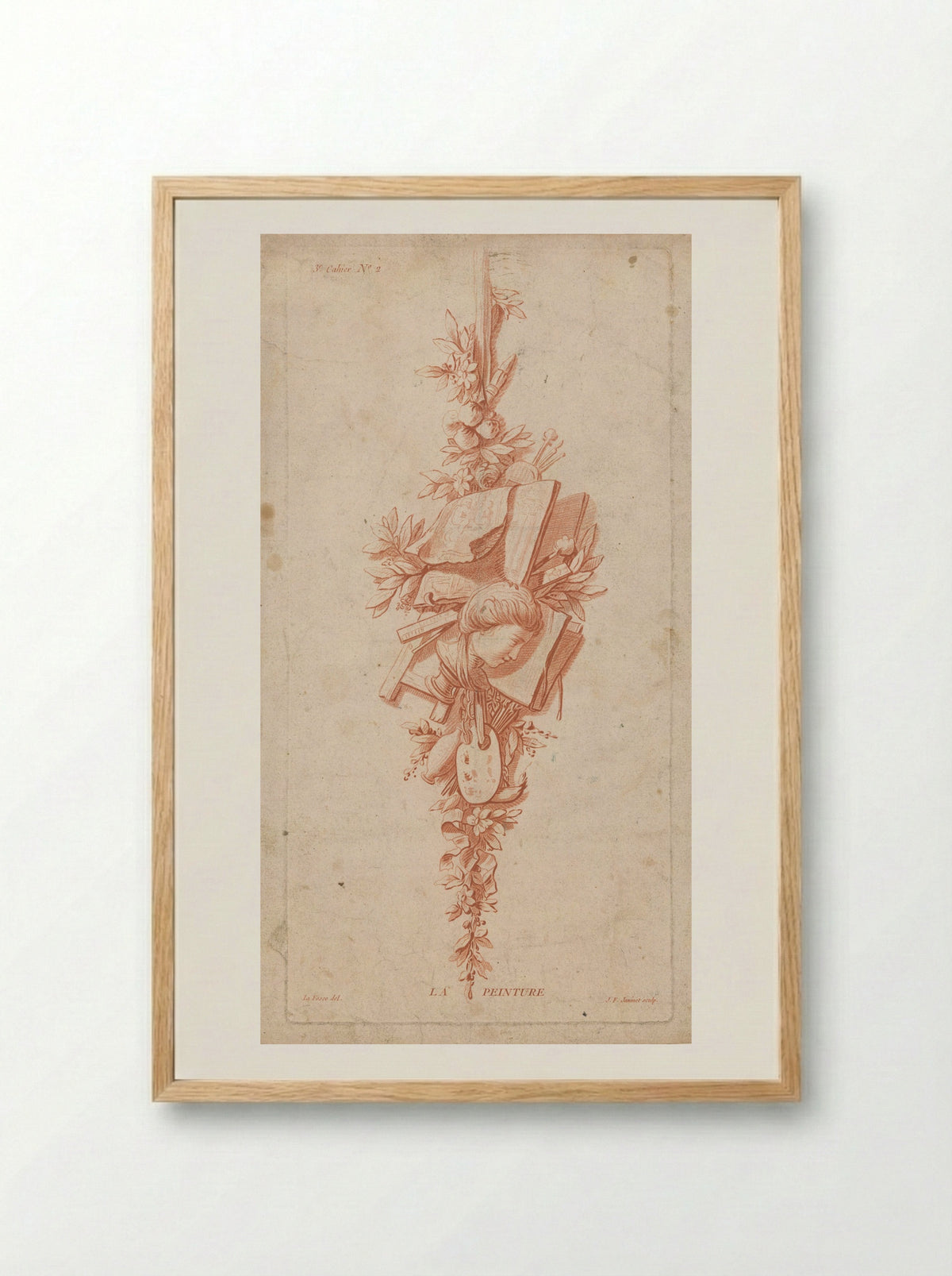 La Peinture - Jean-François Janinet - Framed Print Wood