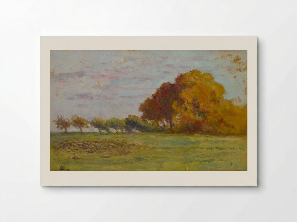 La Plaine Aux Environs De Rolleboise - Maximilien Luce - Poster