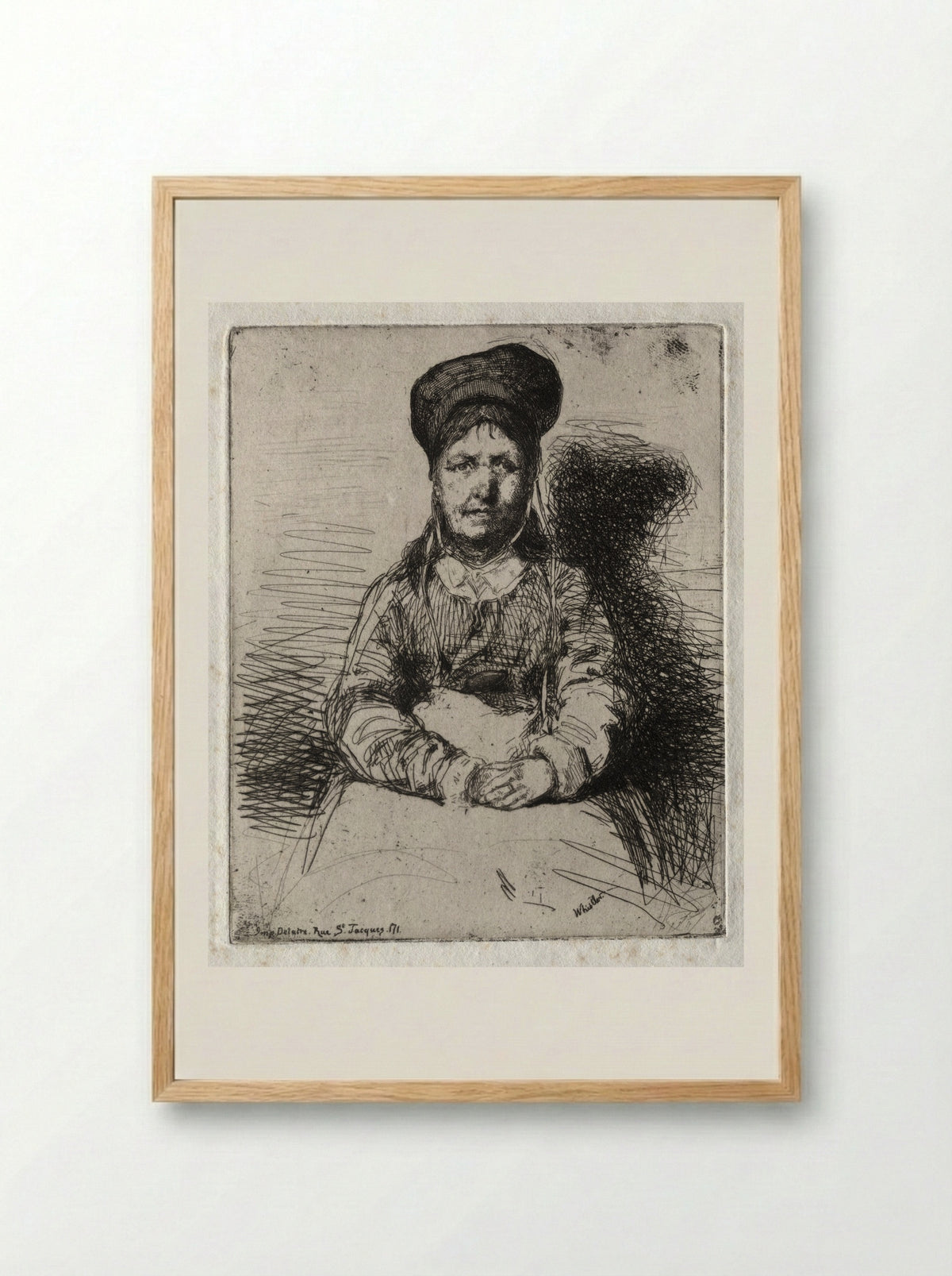 La Rétameuse - James McNeill Whistler - Framed Print Wood