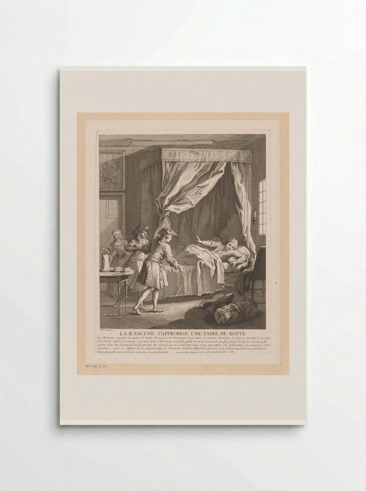 La Rancune s'approprie une paire de bottes - Gabriel Huquier - Poster