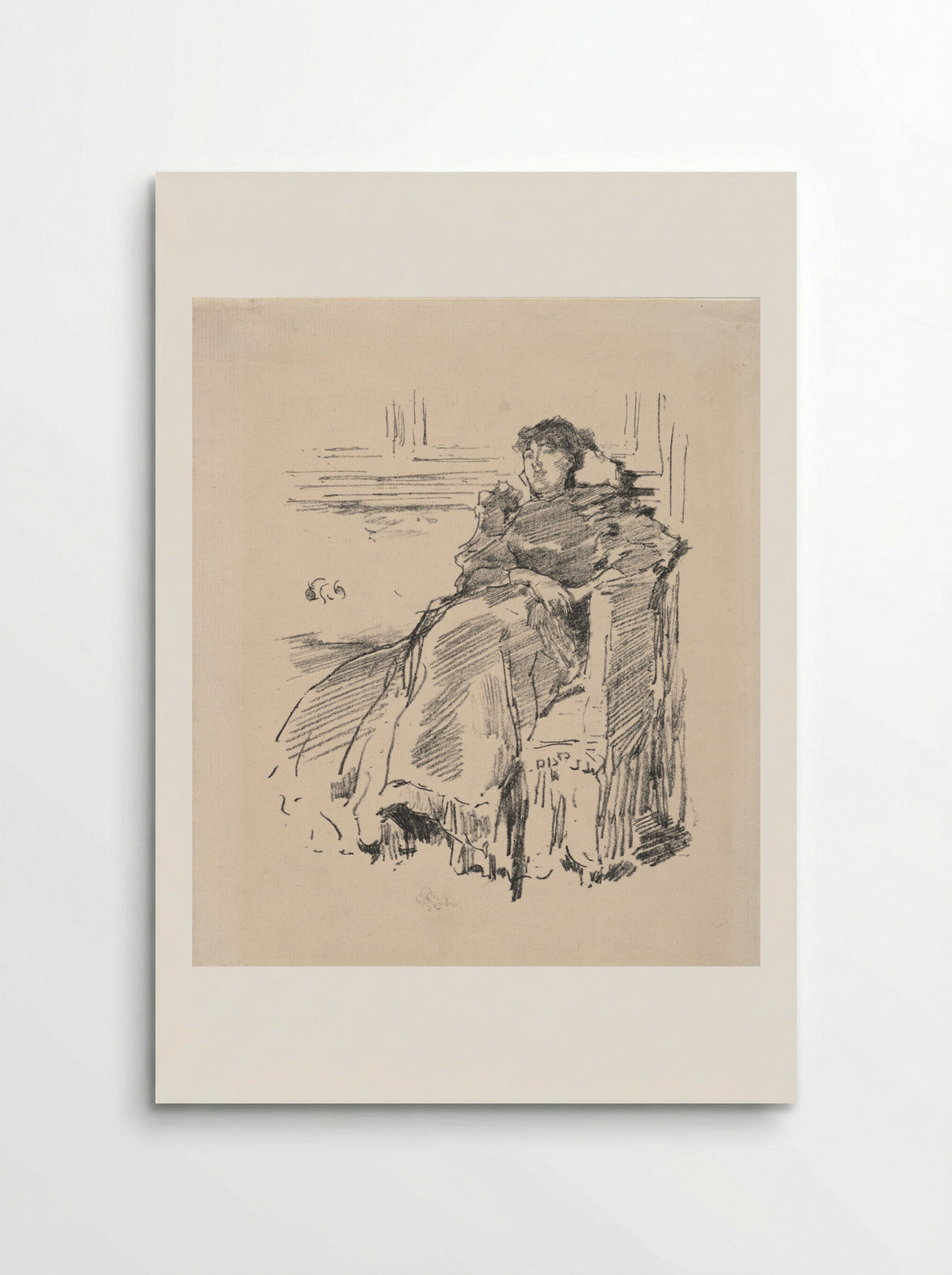La Robe Rouge - James McNeill Whistler - Poster