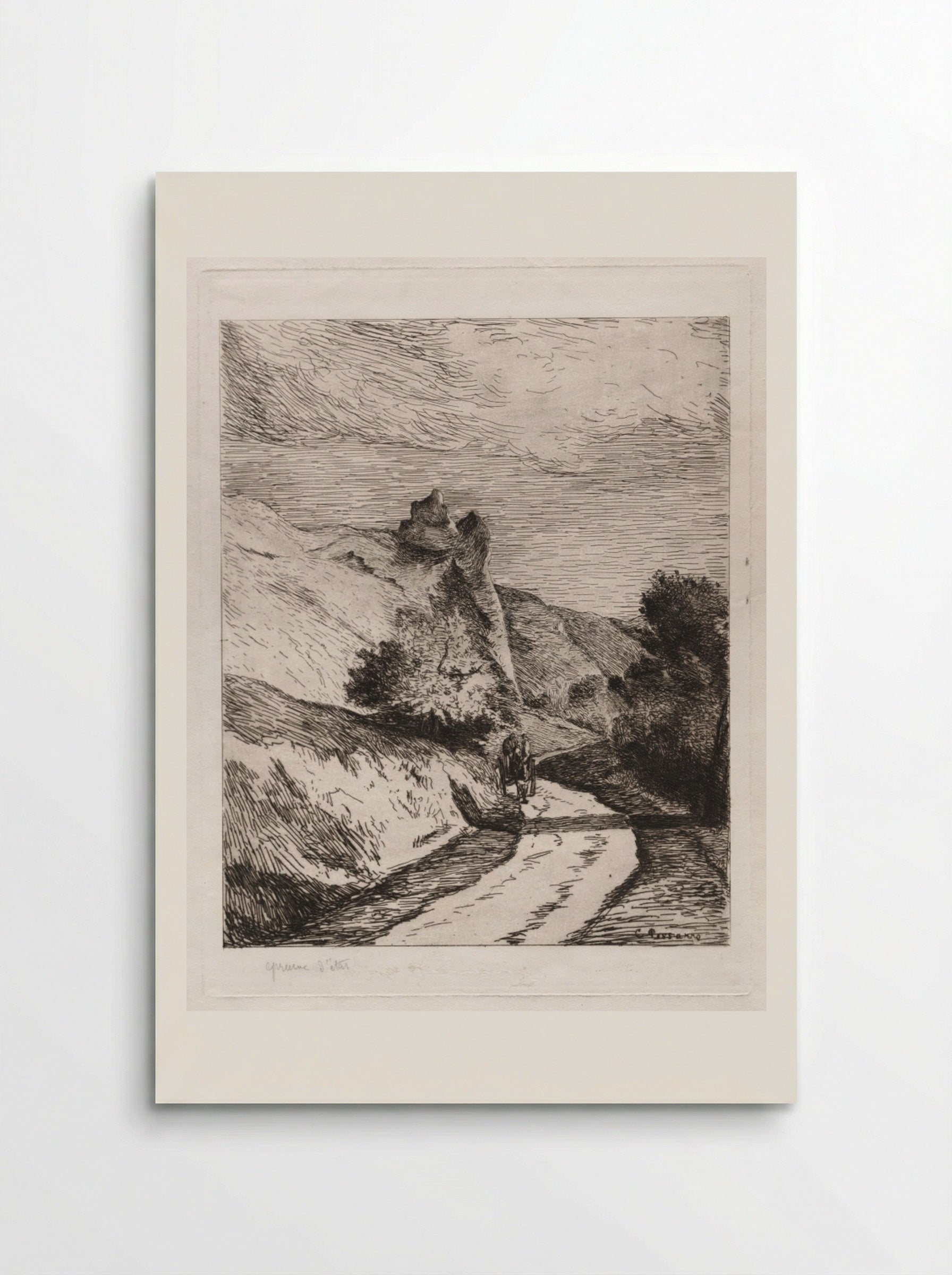 La Roche-Guyon - Camille Pissarro - Poster