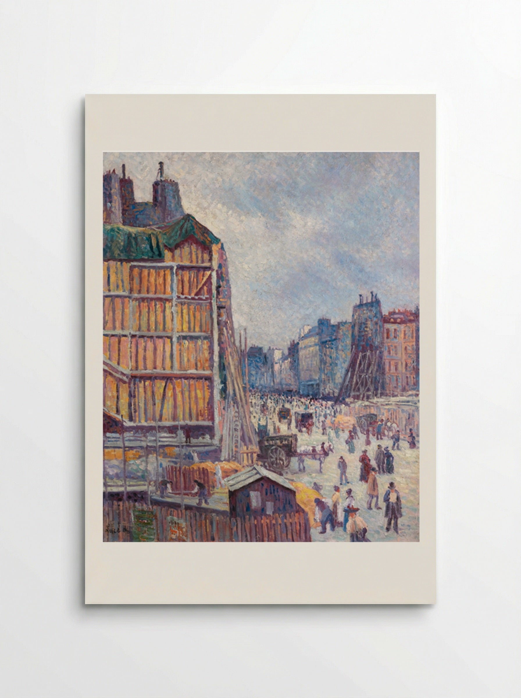La Rue Réaumur - Maximilien Luce - Poster