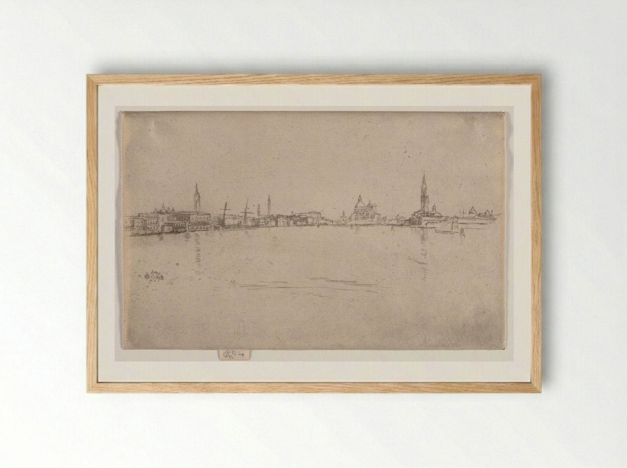 La Salute: Dawn - James McNeill Whistler - Framed Print Wood