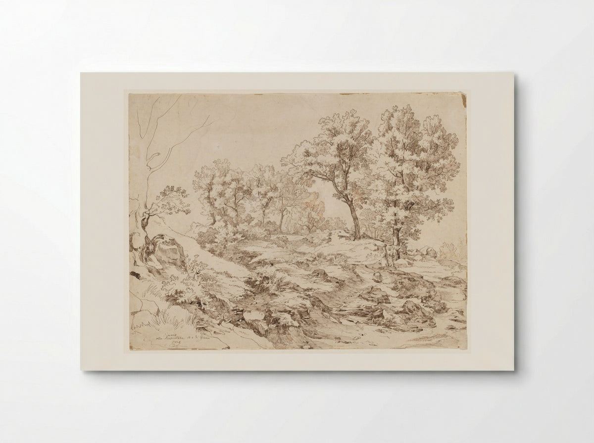La Serpentara near Olevano - Friedrich Preller - Poster