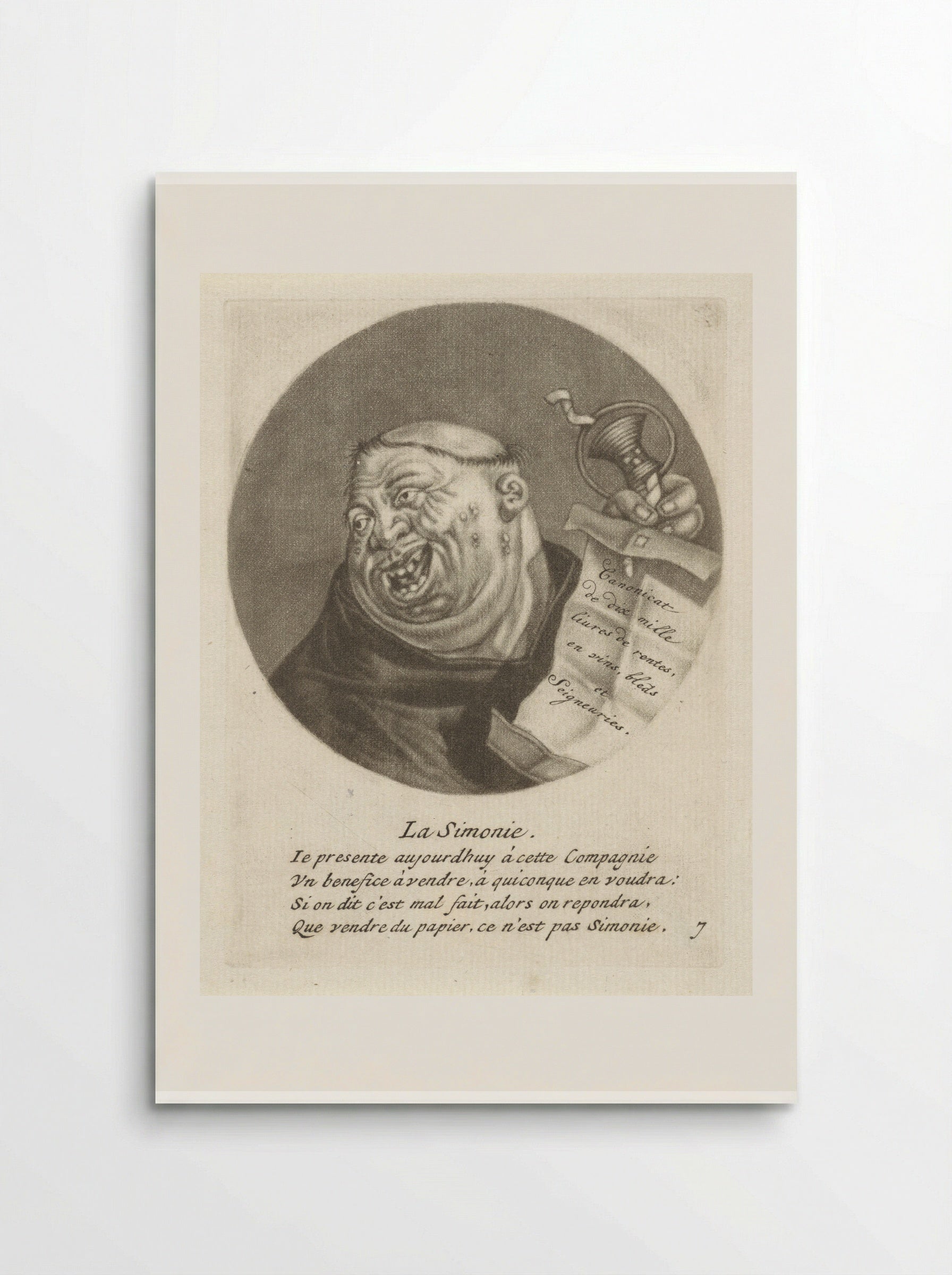 La Simonie - Jacob Gole - Poster