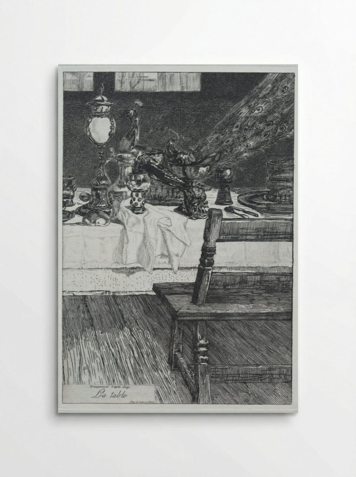 La Table - Félix Bracquemond - Poster
