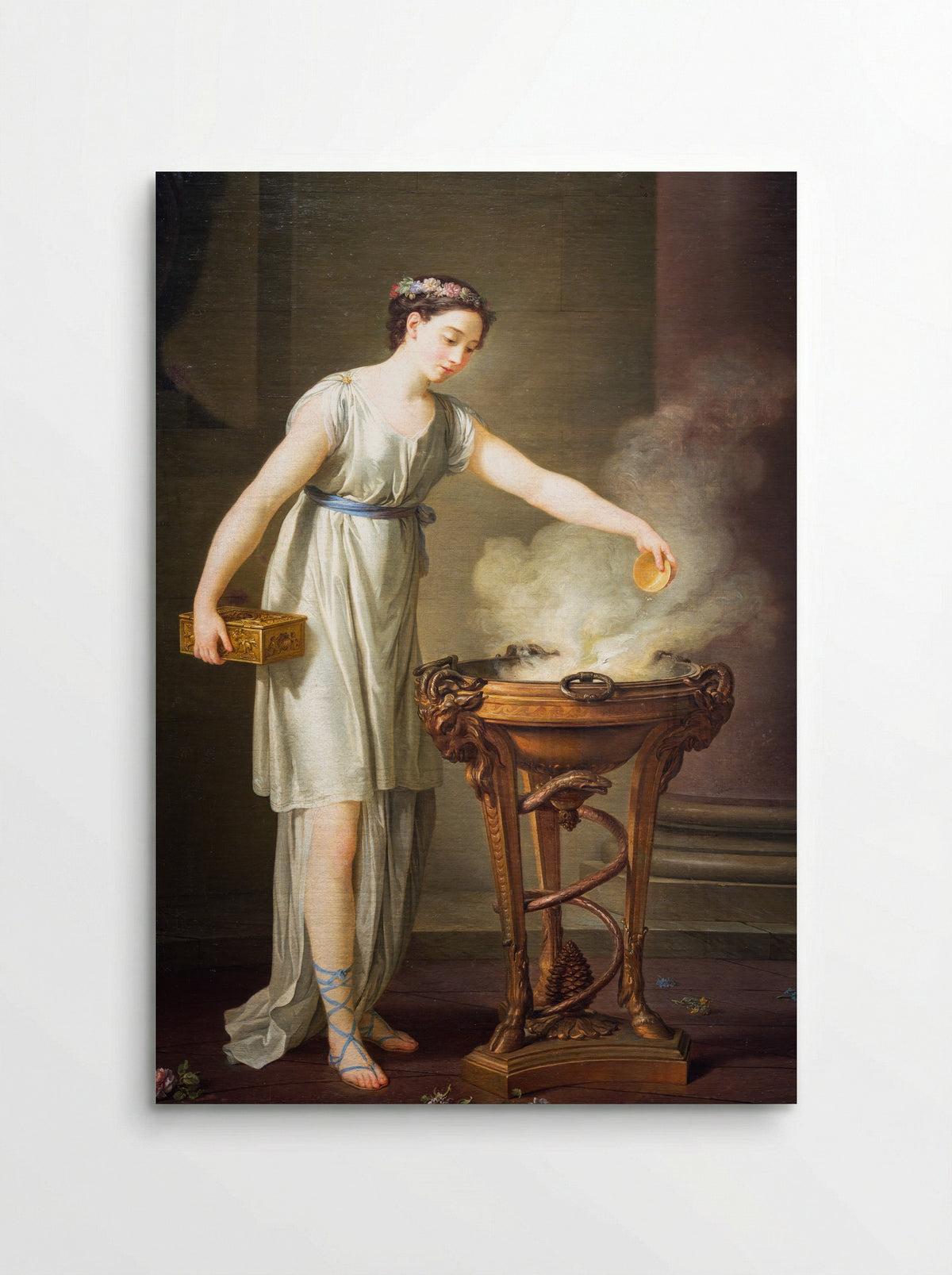 La Vertueuse Athénienne - Joseph-Marie Vien - Poster