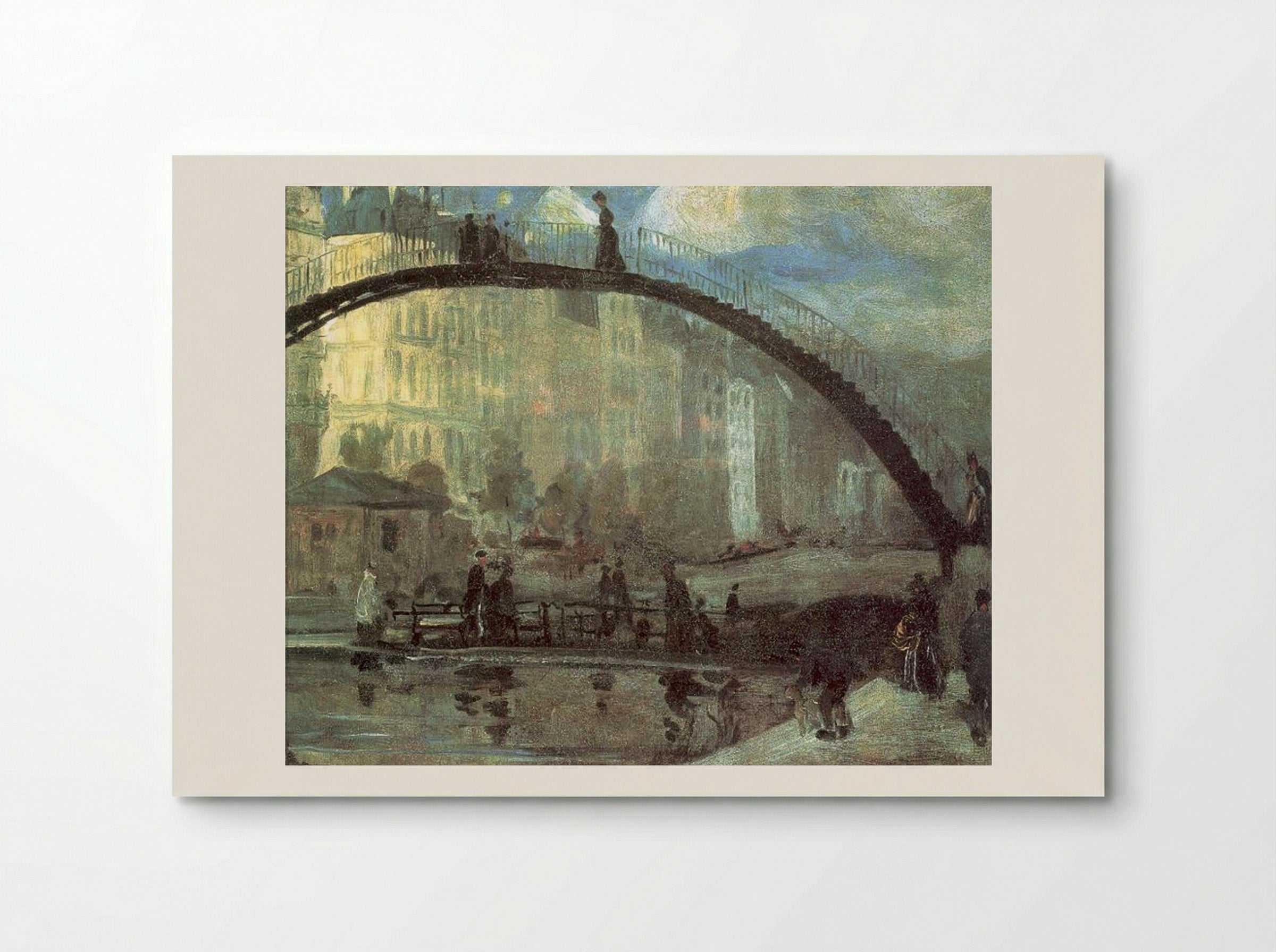 La Villette - William James Glackens - Poster