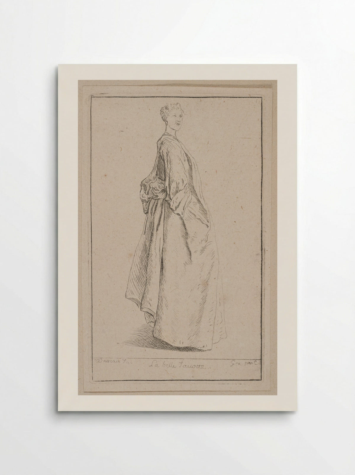 La belle Fouette - Anne Claude Philippe de Thubières, comte de Caylus - Poster