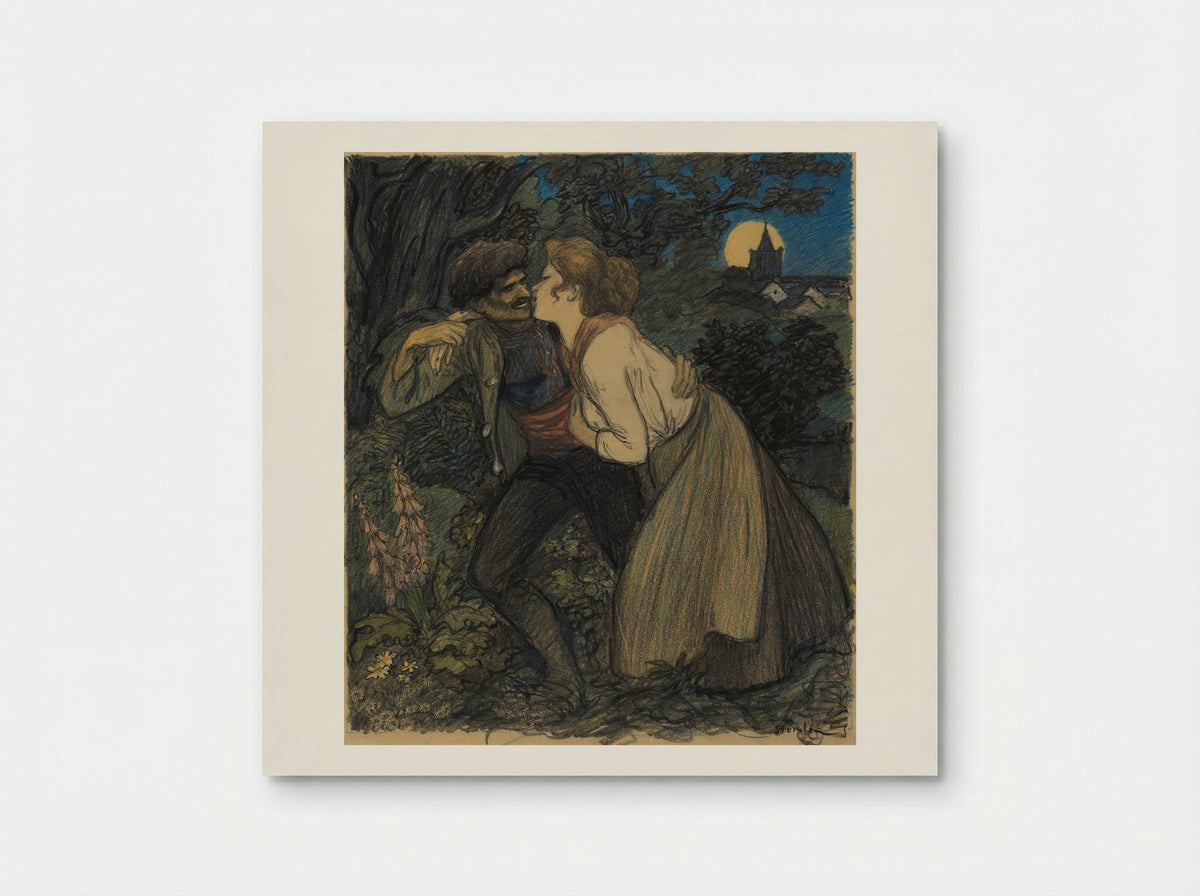 La chienne au loup - Théophile Alexandre Steinlen - Poster