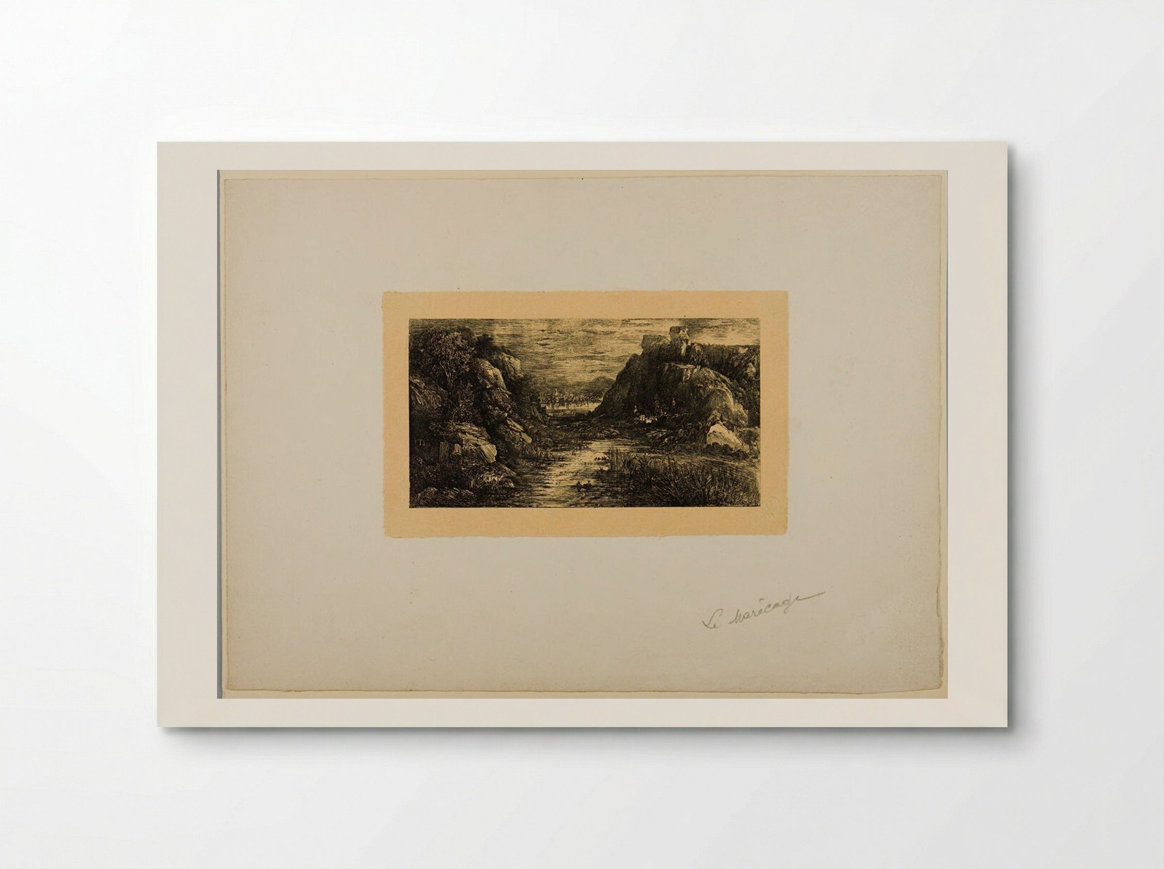 La cité lointaine (Le marécage) - Rodolphe Bresdin - Poster