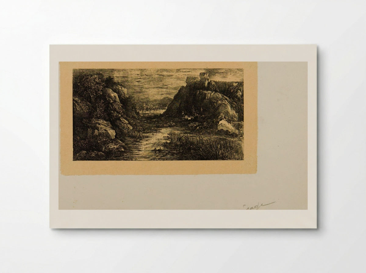 La cité lointaine (Le marécage) - Rodolphe Bresdin - Poster