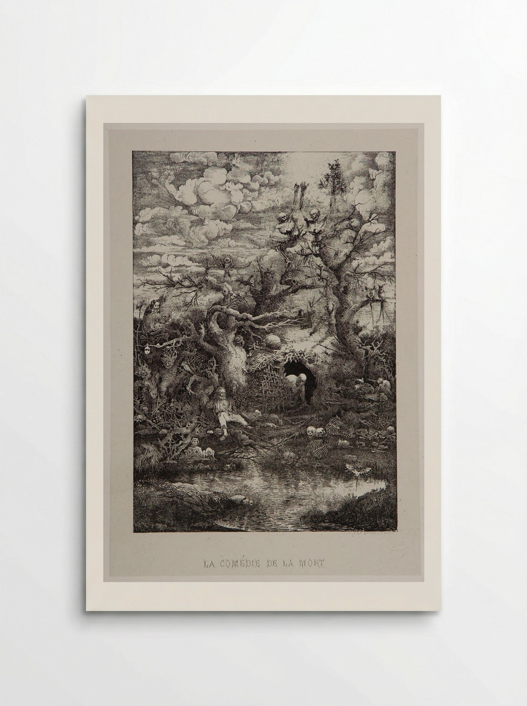 La comédie de la mort - Rodolphe Bresdin - Poster