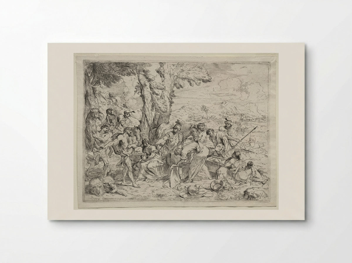 Laban Searching for Idols in Rachel's Baggage - Giovanni Benedetto Castiglione - Poster