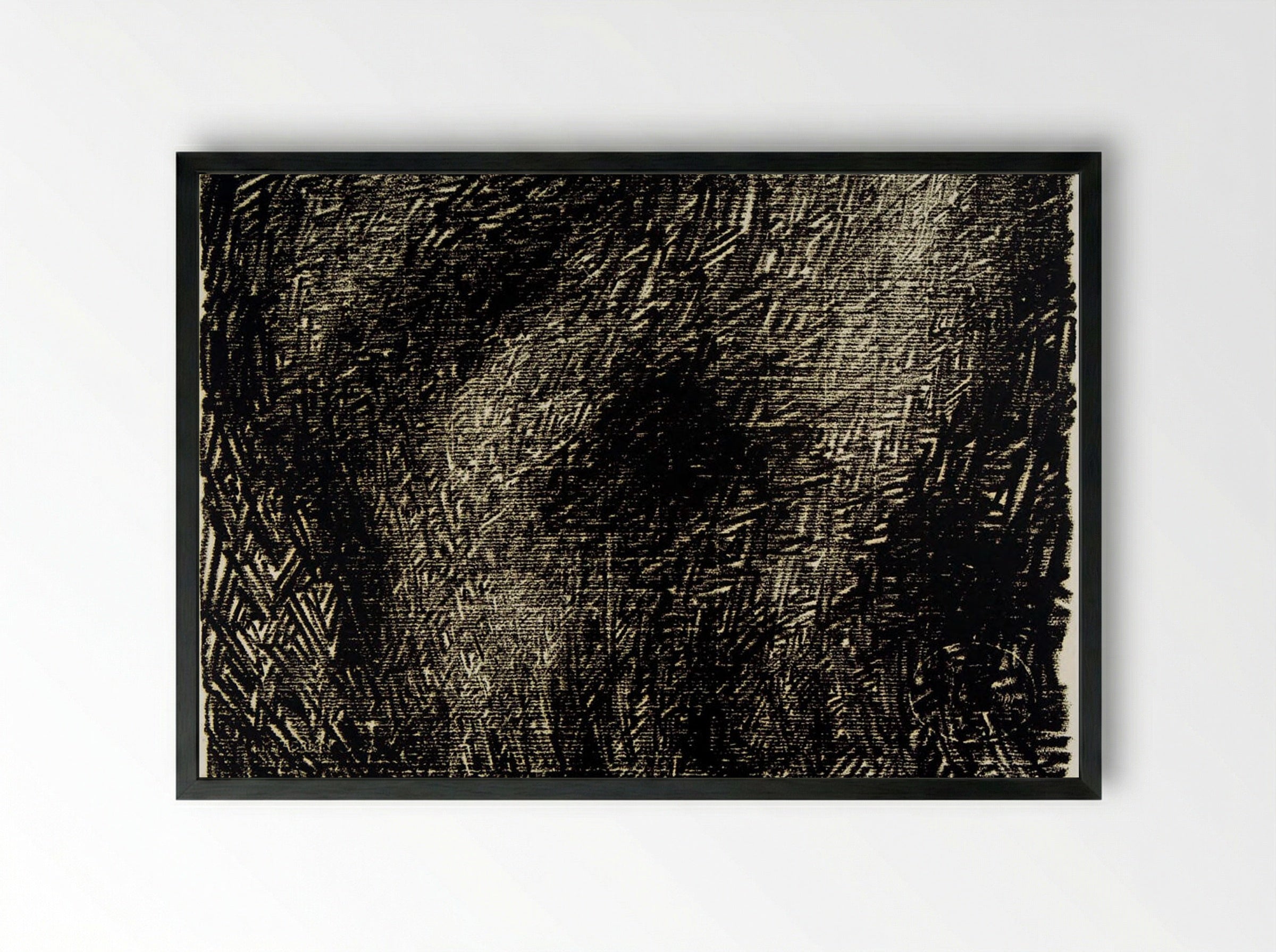 Labyrinth - Martin Kline - Framed Print Black