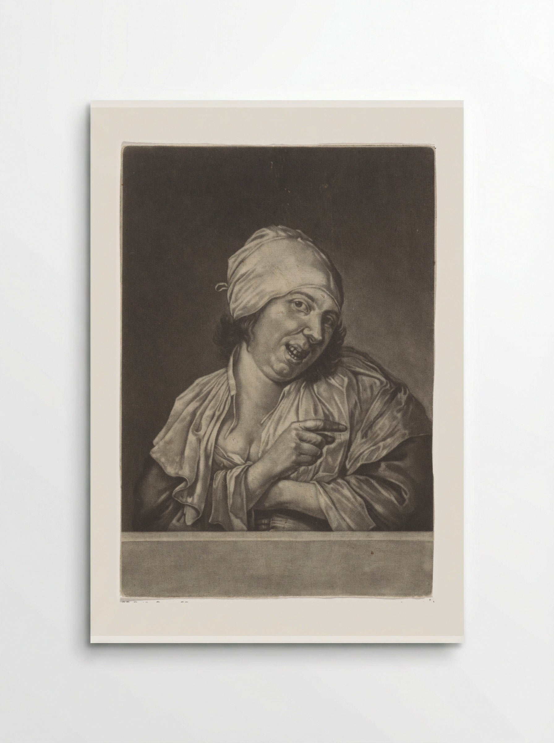Lachende vrouw (het Gezicht) - Abraham Bloteling - Poster