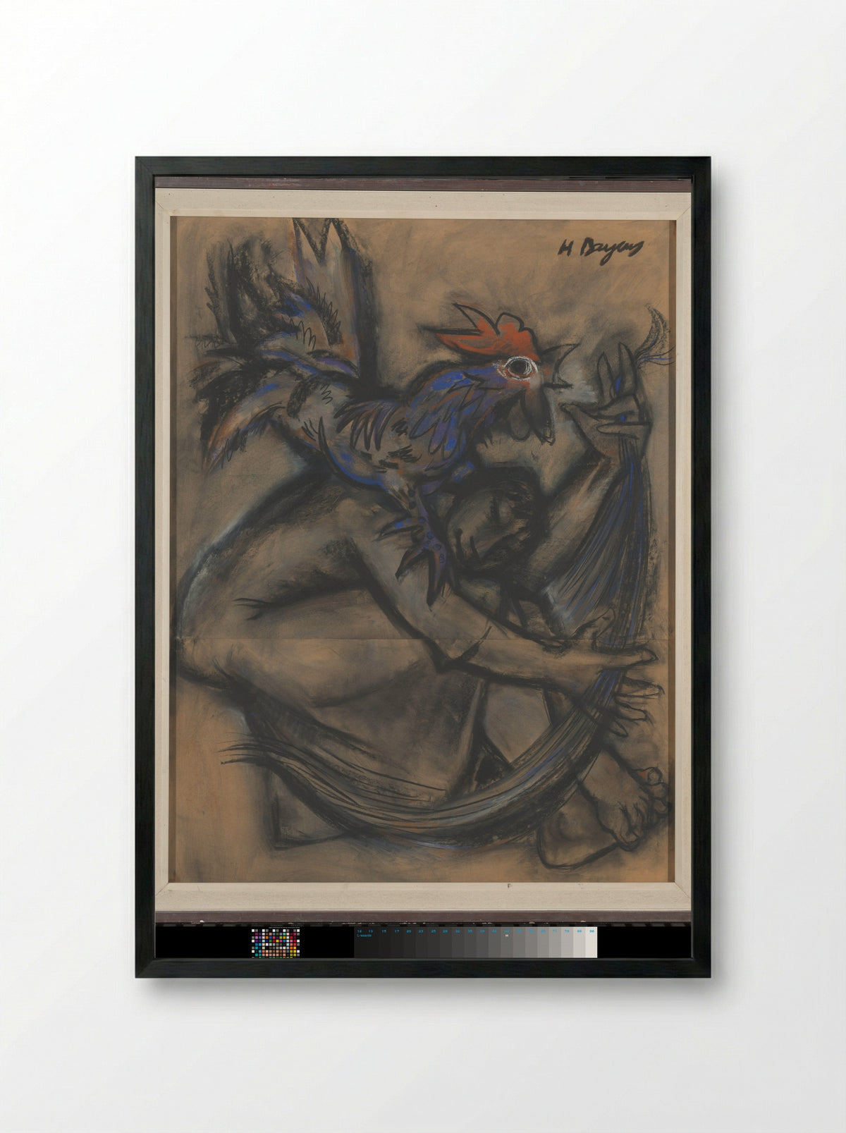 Lachesis - Han Bayens - Framed Print Black