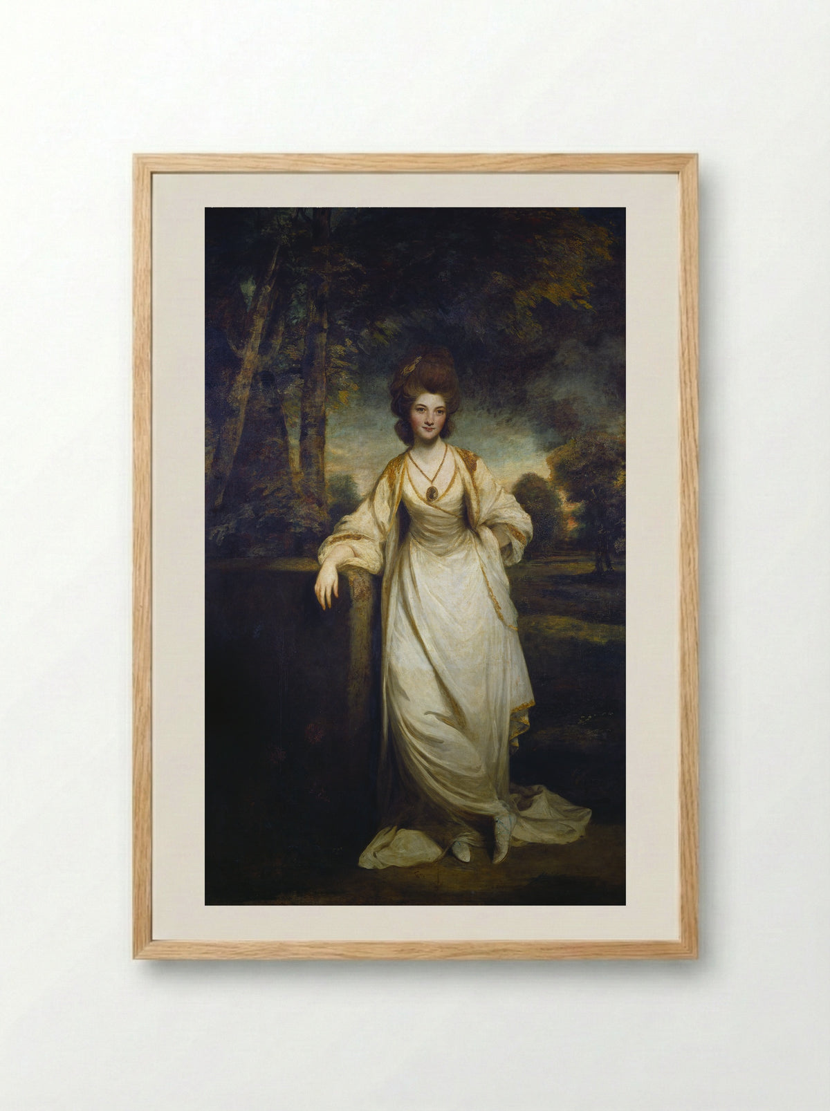 Lady Elizabeth Compton - Joshua Reynolds - Framed Print Wood