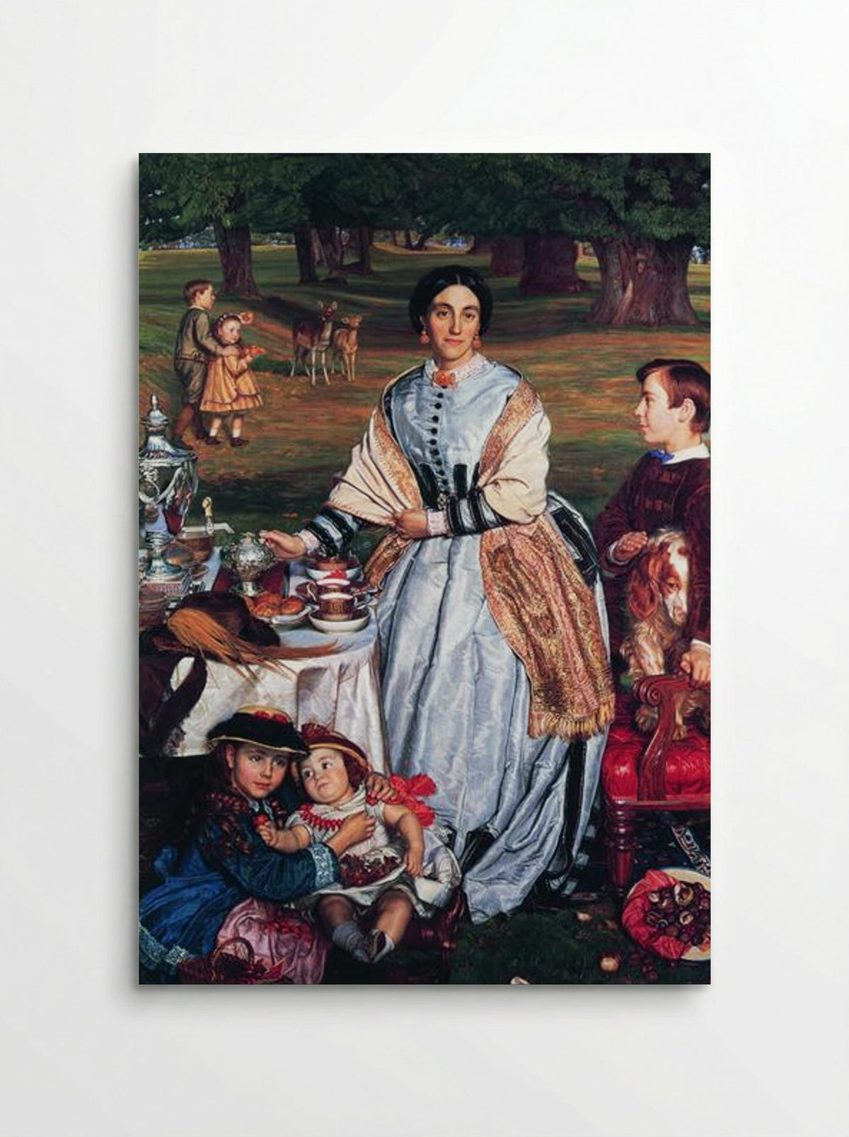Lady Fairbairn with her Children - William Holman Hunt - Poster
