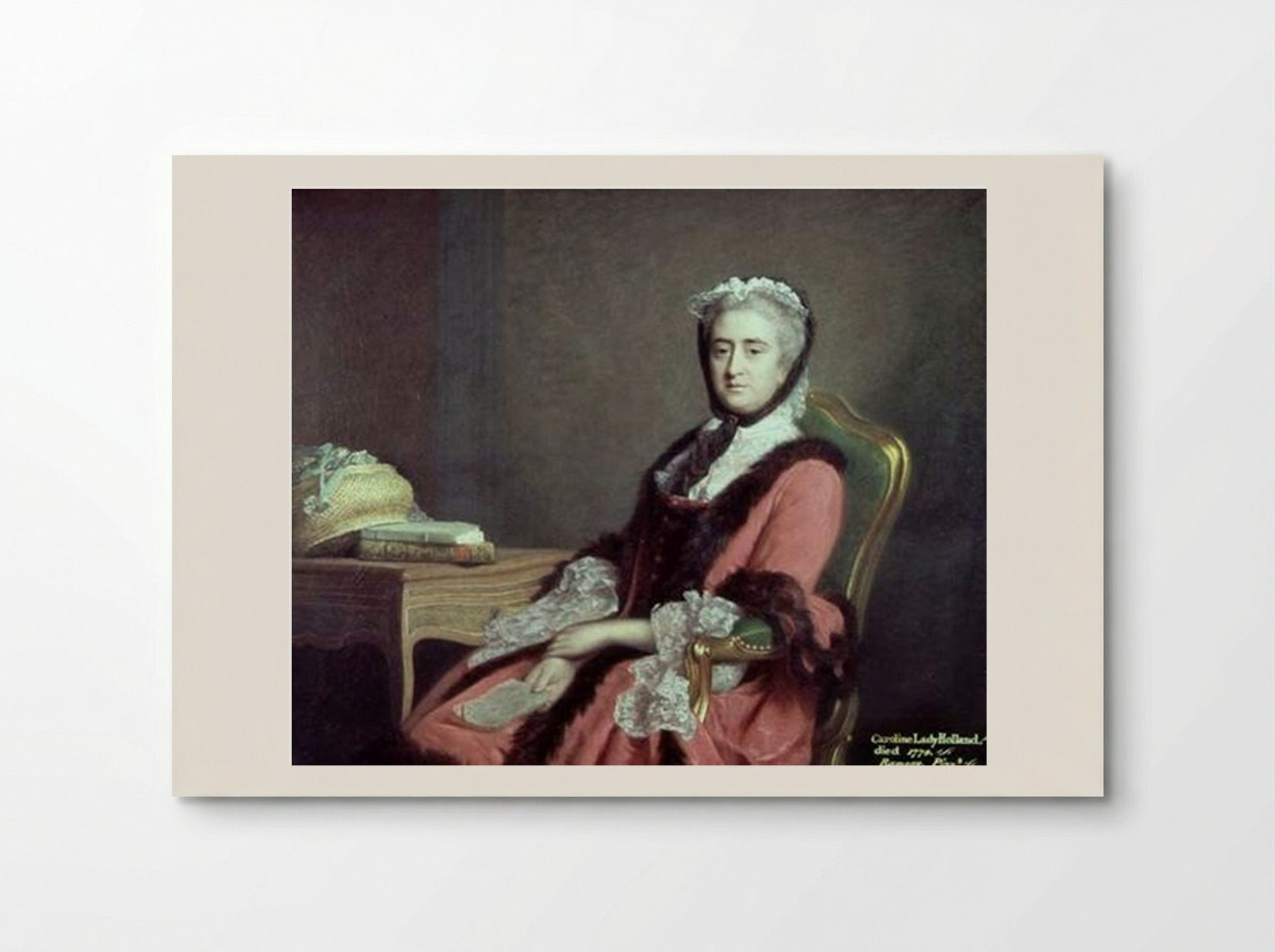 Lady Holland - Allan Ramsay - Poster